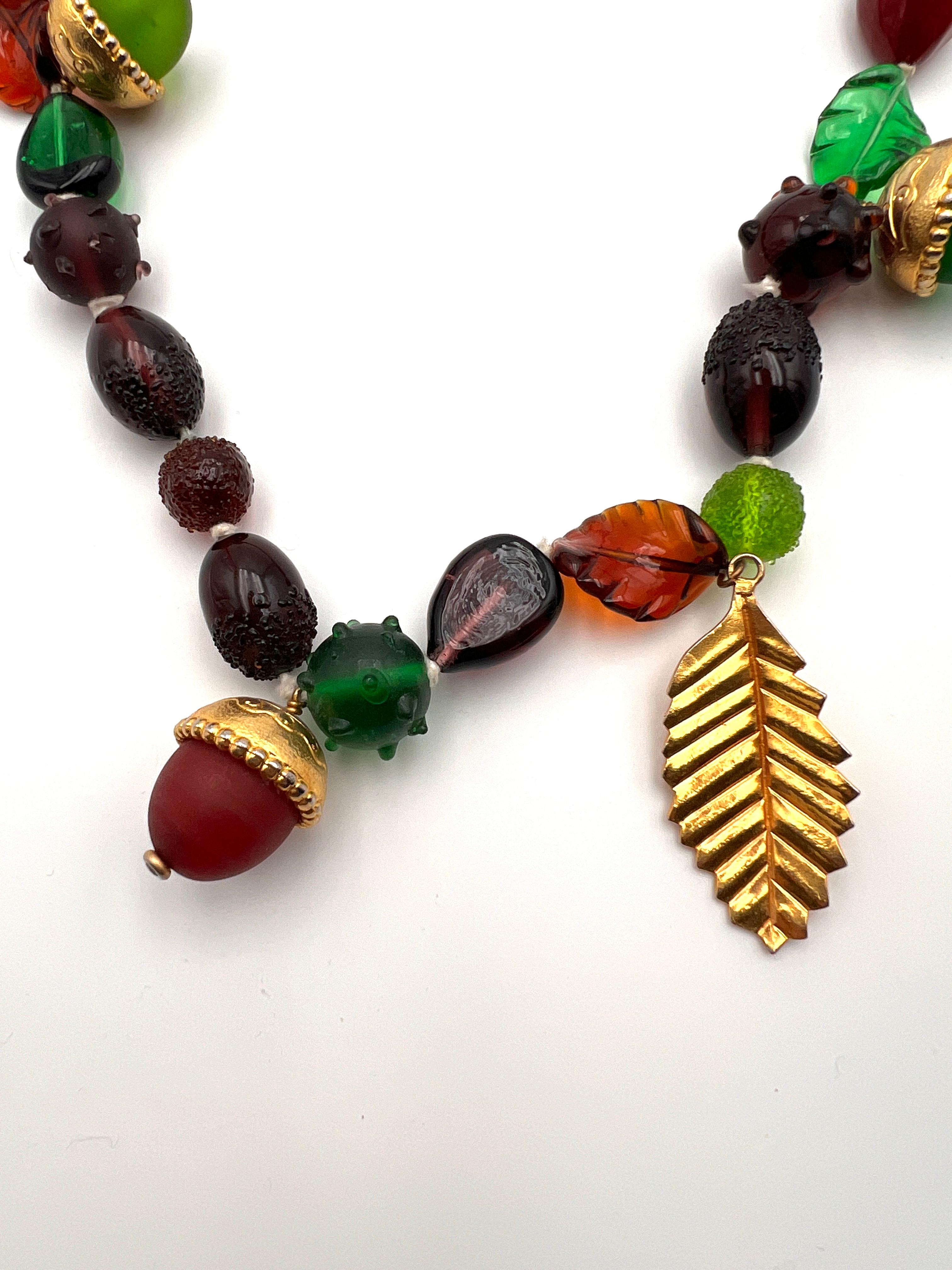 Collana sautoir in vetro fuso di Isabelle Canovas in vendita 1