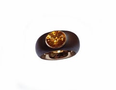 Isabelle Fa Citrine Bronze Gold Ring