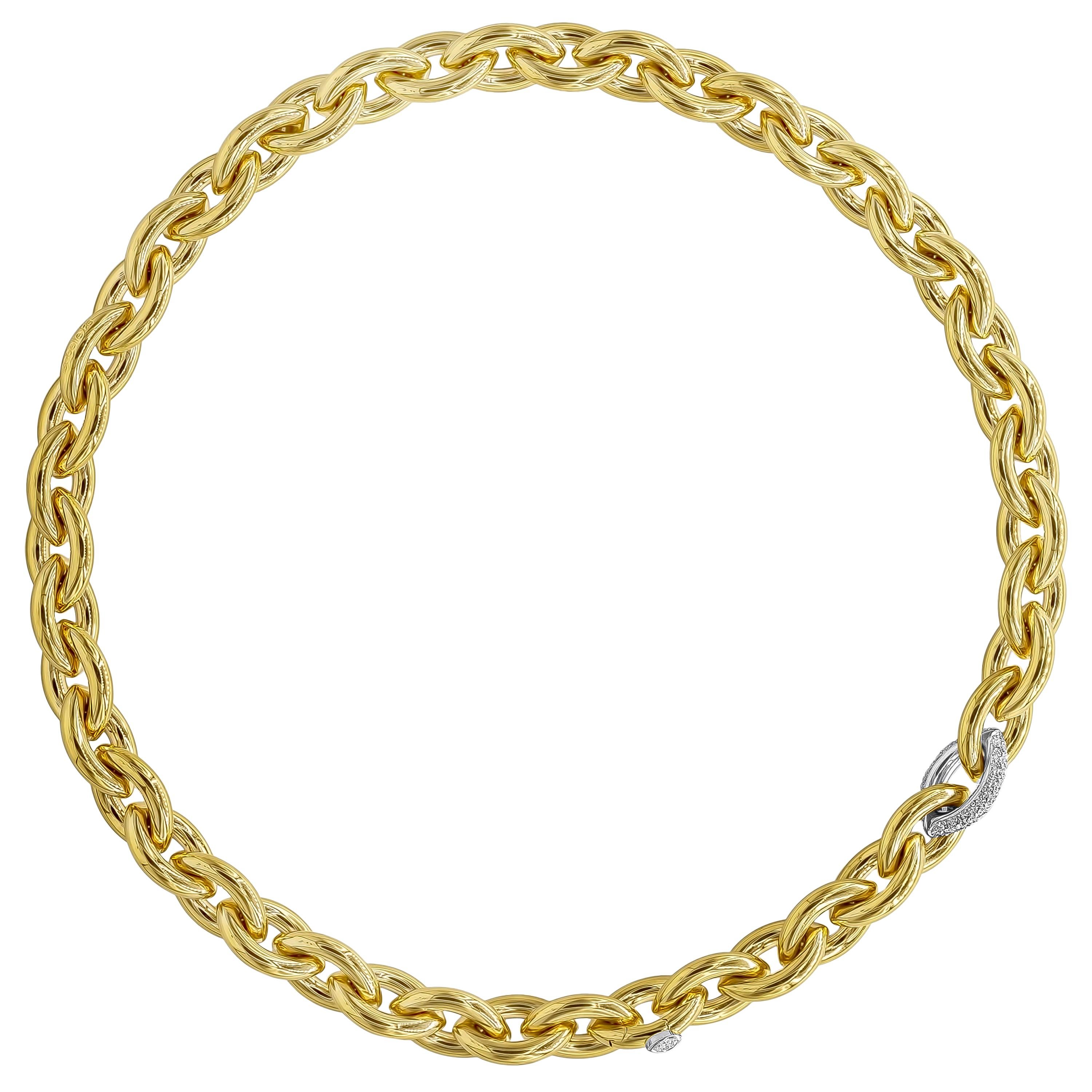 Isabelle Fa Diamond 18 Karat Yellow Gold Chain Necklace