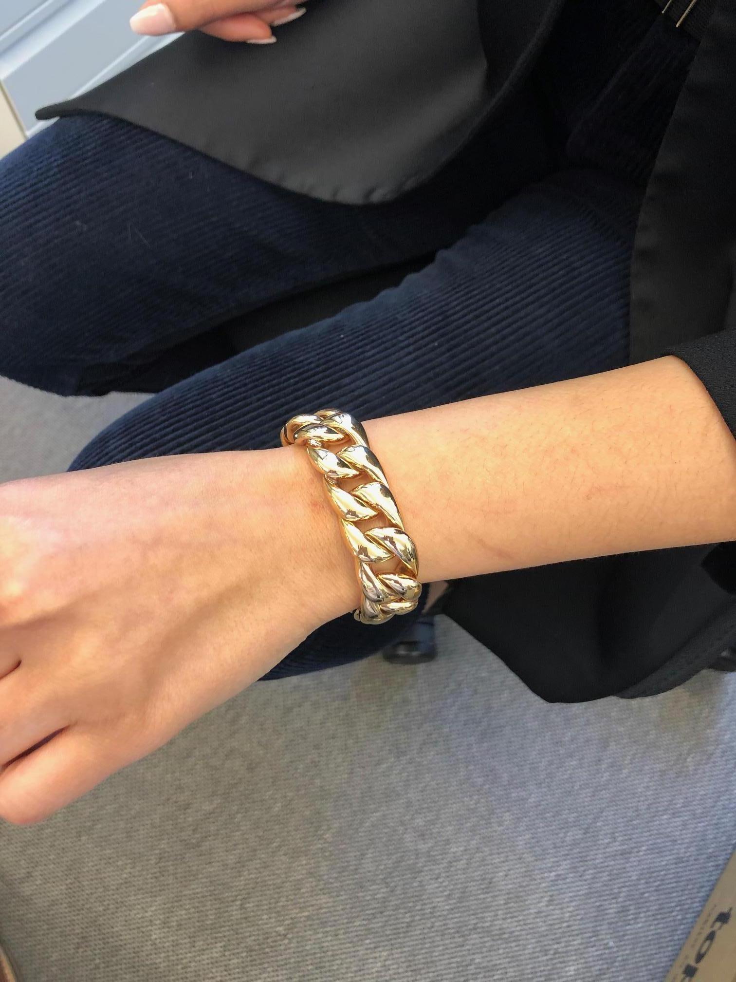 Isabelle Fa Diamond Rose Gold Bracelet In Excellent Condition In Lucerne, CH