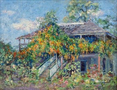 Cottage with Flowering Vines