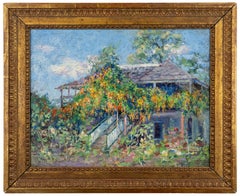 Cottage with Flowering Vines