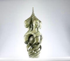 Isabelle Jeandot, "Harmonic Convergence" Bronze Figurative Sculpture