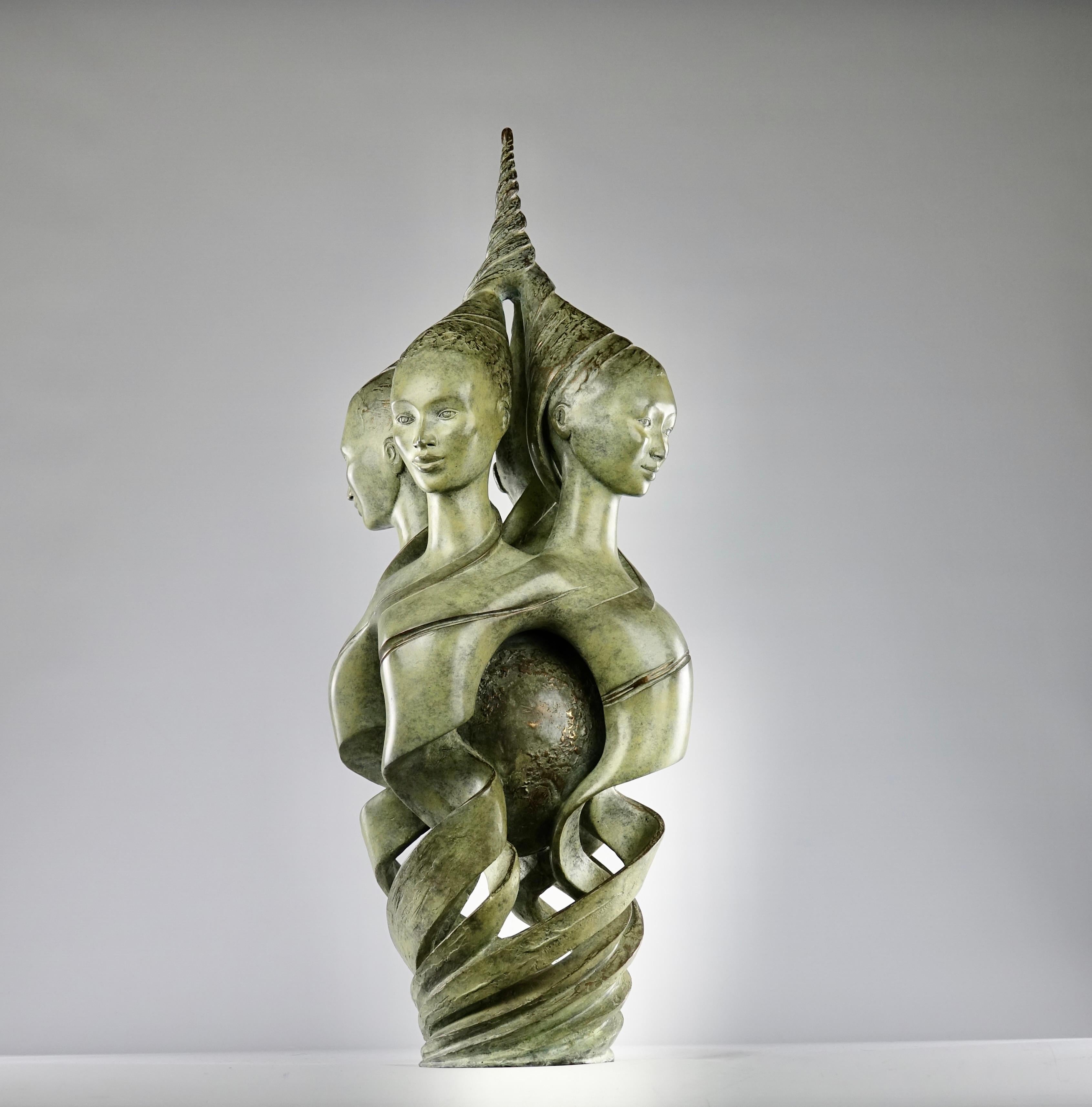 Isabelle Jeandot, „Harmonic Convergence“, figurative Bronzeskulptur im Zustand „Gut“ im Angebot in PARIS, FR