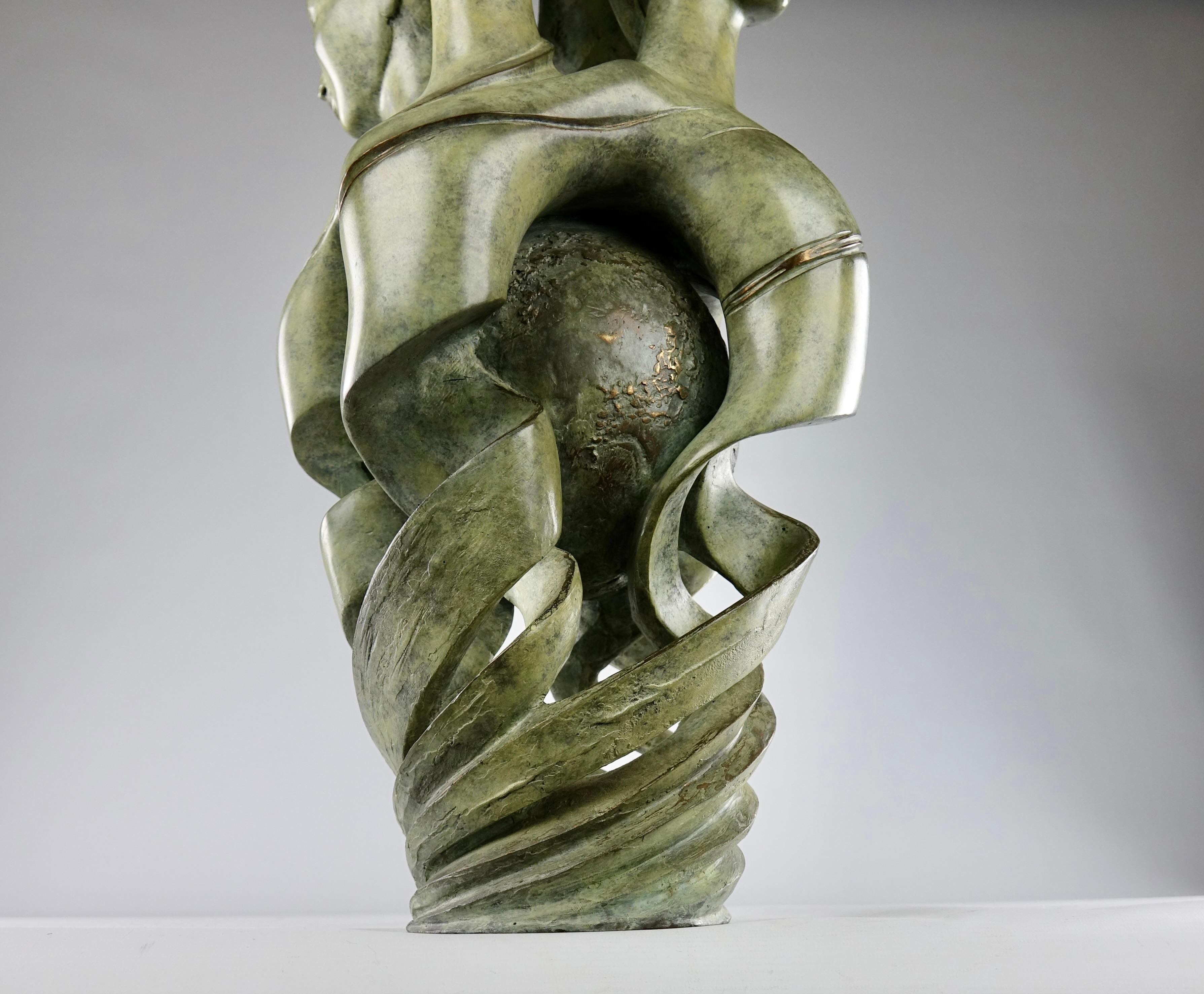 Isabelle Jeandot, „Harmonic Convergence“, figurative Bronzeskulptur im Angebot 1