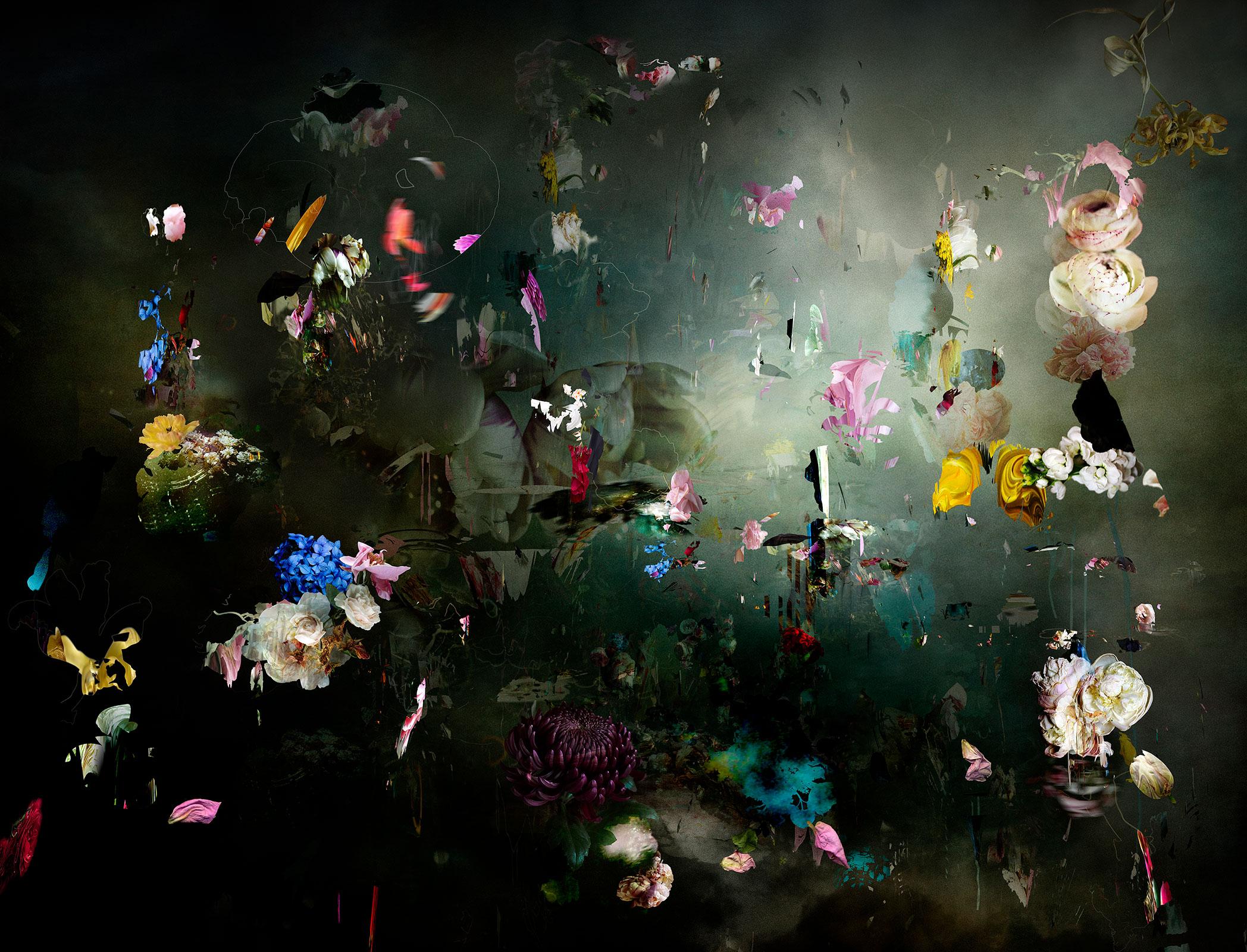 Still-Life Photograph Isabelle Menin - ALJ #8- abstrait floral nature morte paysage contemporain photographie couleur