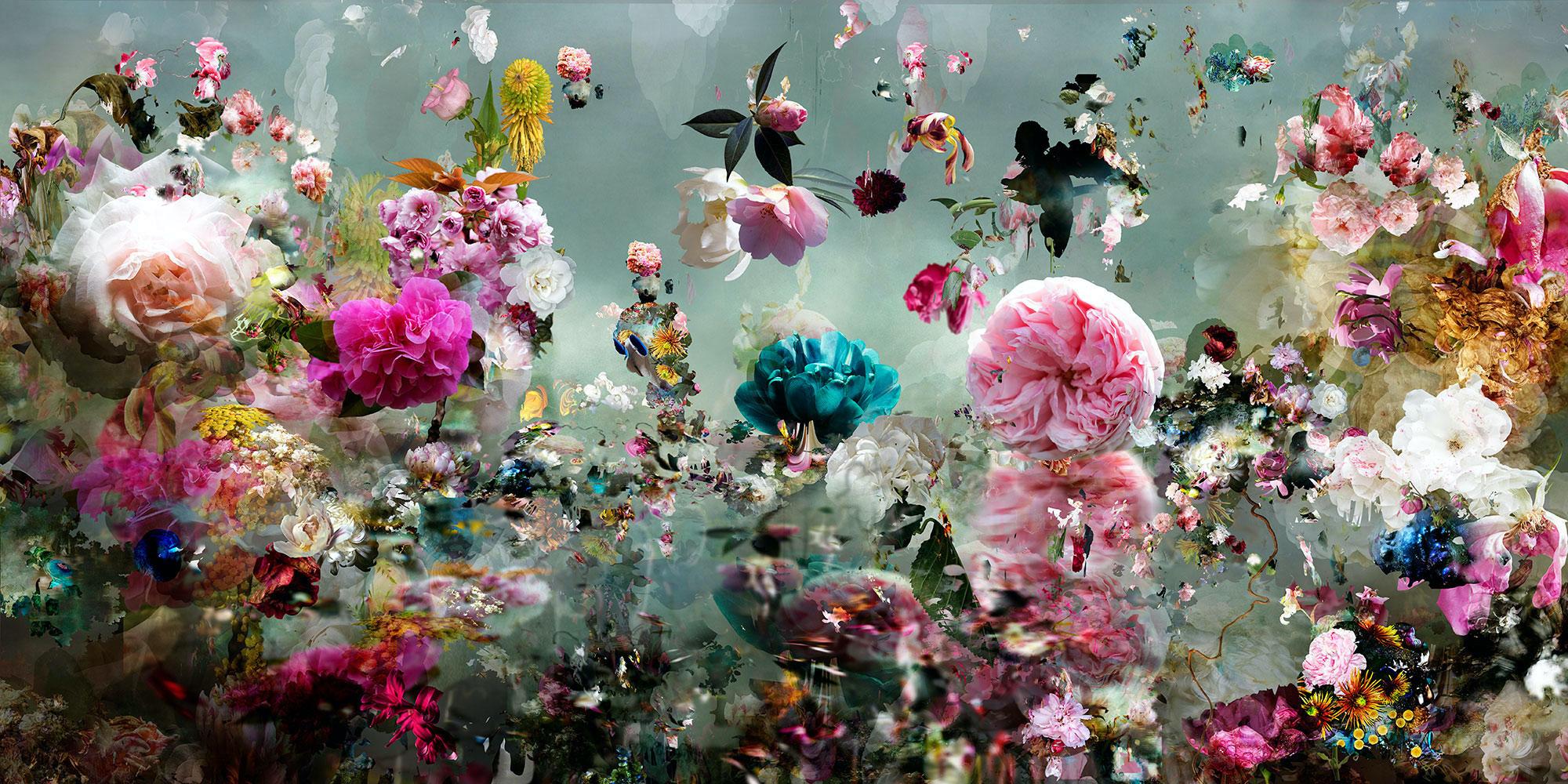 Still-Life Photograph Isabelle Menin - ALJ n° 7 - Photographie de natures mortes florales abstraites contemporaines en couleur