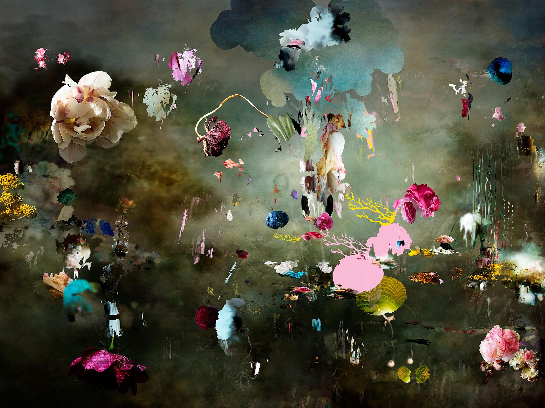 Still-Life Photograph Isabelle Menin - ALJ n°6 - Photographie de paysage contemporaine en couleur, nature morte florale abstraite