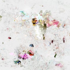 Eugene 3- Blumenlandschaft weiß dominant zeitgenössisch abstrakt Farbfoto
