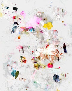 Eugene 6 - Floral landscape white dominant contemporary abstract color photo