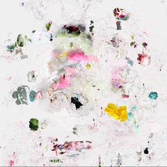 AM Contemporary 7 - Floral landscape white dominant contemporary abstract color photo