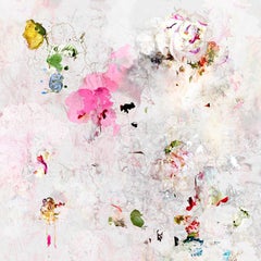 AM Contemporary 8 - Floral landscape white dominant contemporary abstract color photo