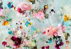 New Rome n°10-Photographie abstraite contemporaine de paysage floral aux couleurs pastel douces