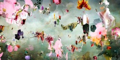 New Rome n°3 - Photographie contemporaine de paysage floral aux couleurs pastel douces