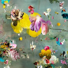 New Rome #8- Floral landscape soft pastel color contemporary photograph