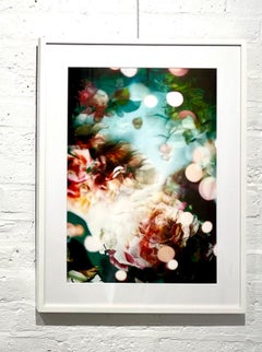 Petites Natures #9- abstract soft color blue pink white floral photo