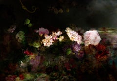 Solstice #4 - Floral still life dark abstract landscape contemporary photograph