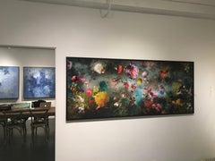 Canción  #12 - gran paisaje floral abstracto naturaleza muerta foto colorida