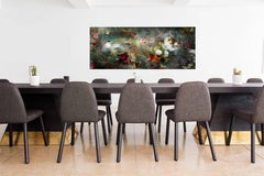 Song for dead heroes #2 dark color abstract floral landscape photo composition