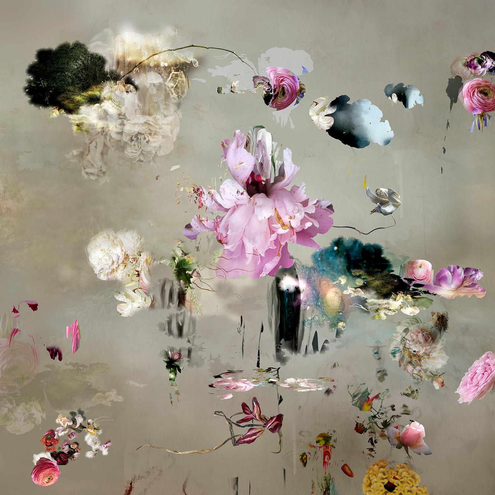 Isabelle Menin Still-Life Photograph - Tentation #1- Floral landscape soft pastel color contemporary photograph