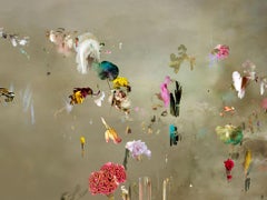 Tentation #6-abstract floral landscape soft pastel color contemporary photograph
