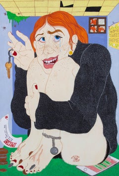 Isabelle Mulvany - Gouache contemporaine, Home Sweet Home