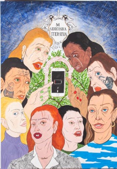 Isabelle Mulvany – Zeitgenössische Gouache, Moderne Tragödie