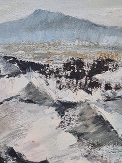 Berglandschaft Öl auf Leinwand, Moderner Stil, Ende 20.