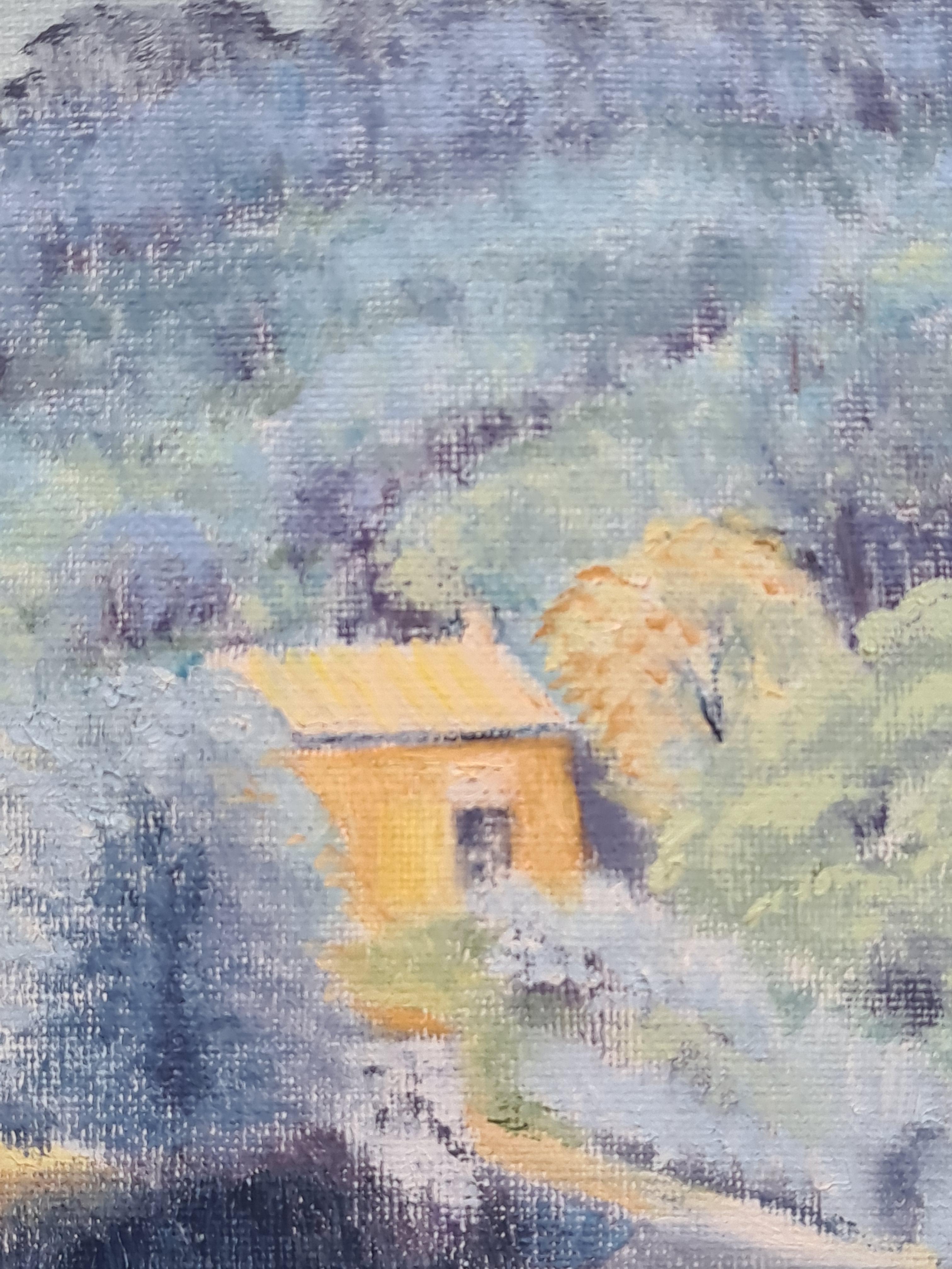 The Olive Trees, Colourful French Landscape For Sale 1