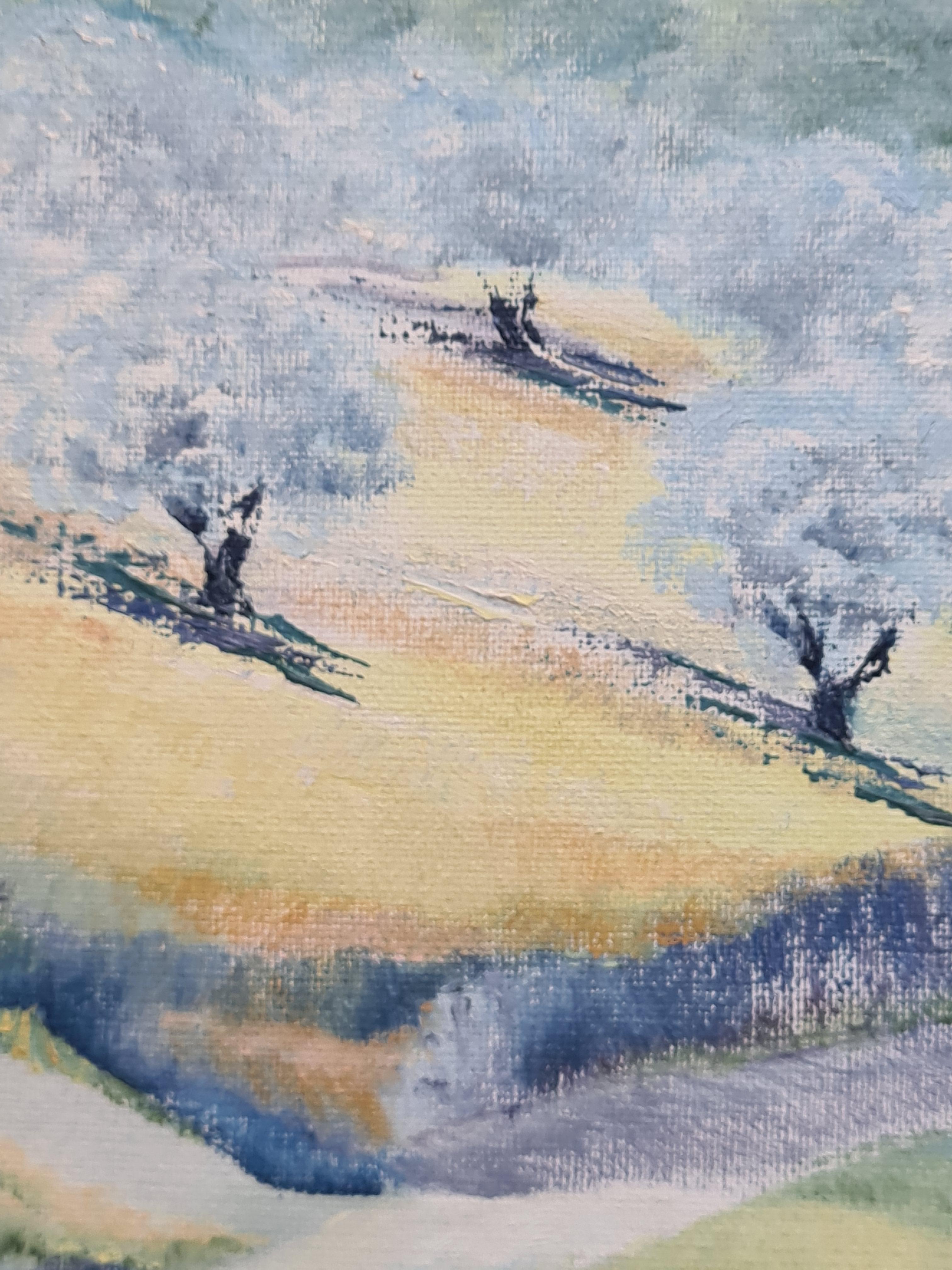 The Olive Trees, Colourful French Landscape For Sale 3