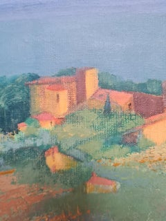 View to the Sea, Colourful Southern French Landscape