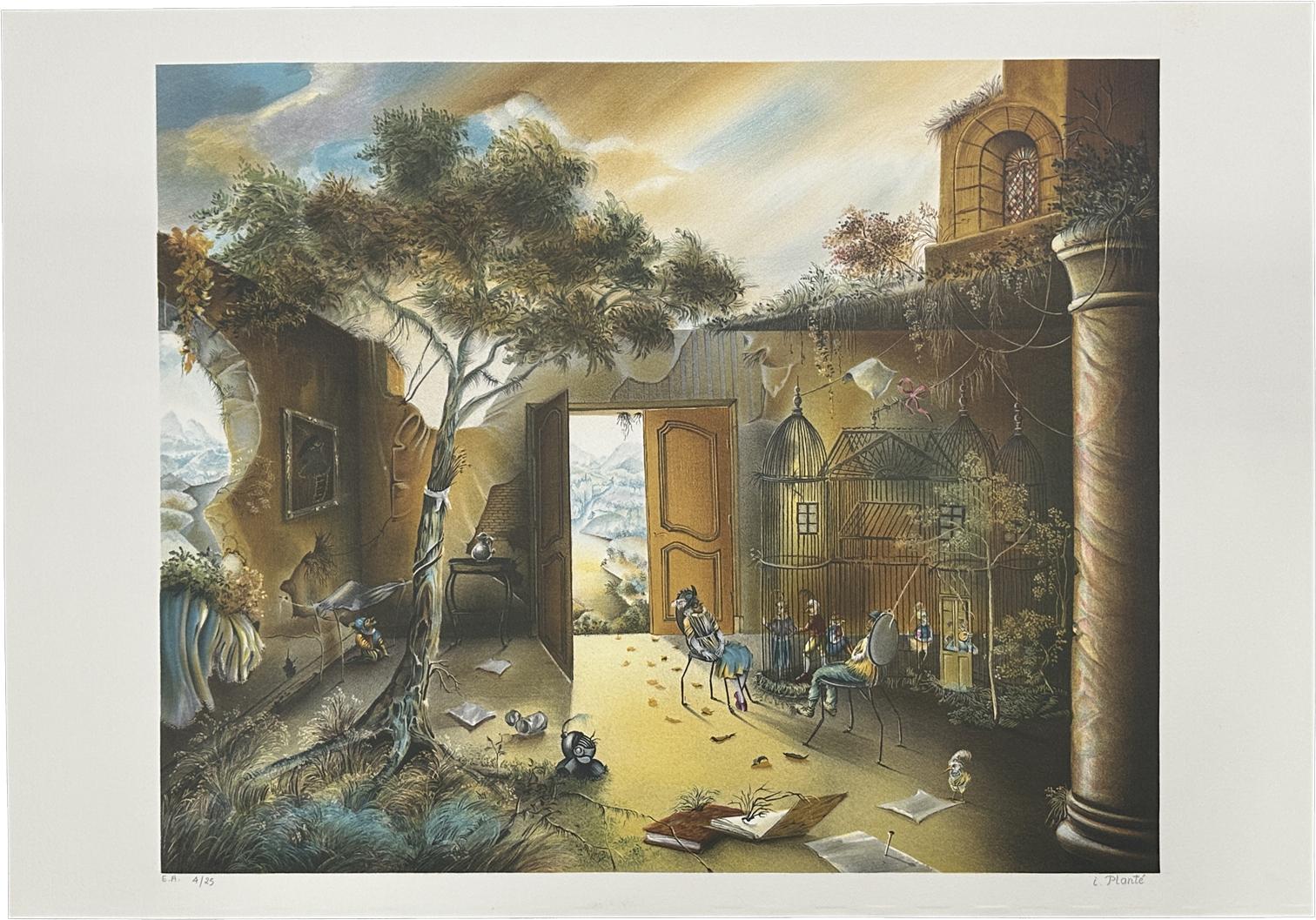 Still-Life Print de Isabelle Planté - Le Cirque Magique 1998 Litografía firmada de edición limitada