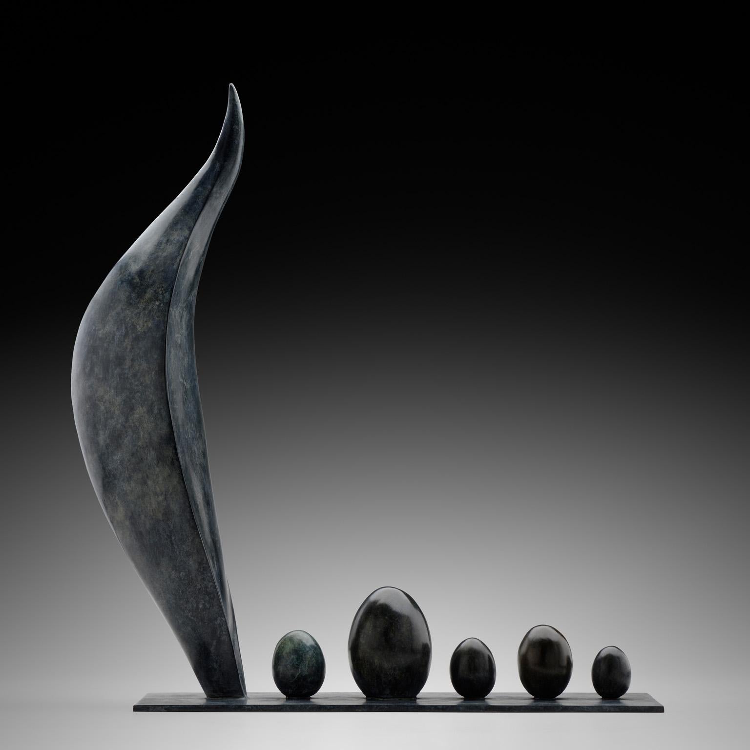 Alma Mater - Small Abstract Bronze Sculpture