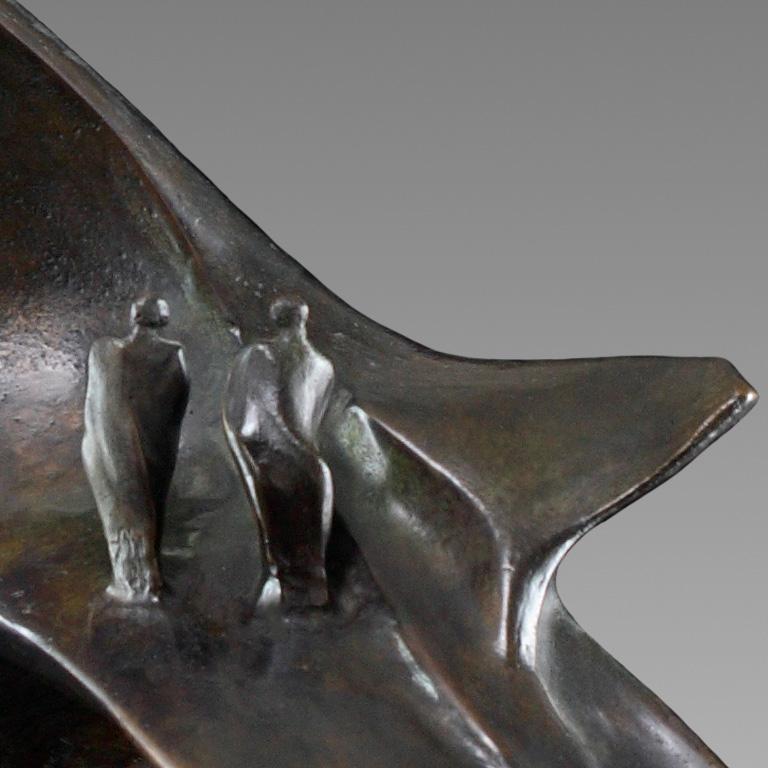 Cheminement - Escultura de Bronce, Escultura Interior, Artista Belga, Artista Mujer - Sculpture Contemporáneo de Isabelle Thiltgès