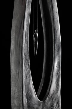 Détachement - Sculpture figurative en bronze