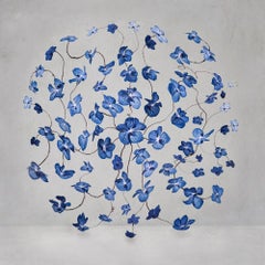 Isabelle Van Zeijl - Azul infinito, Fotografía 2024, Impresión posterior