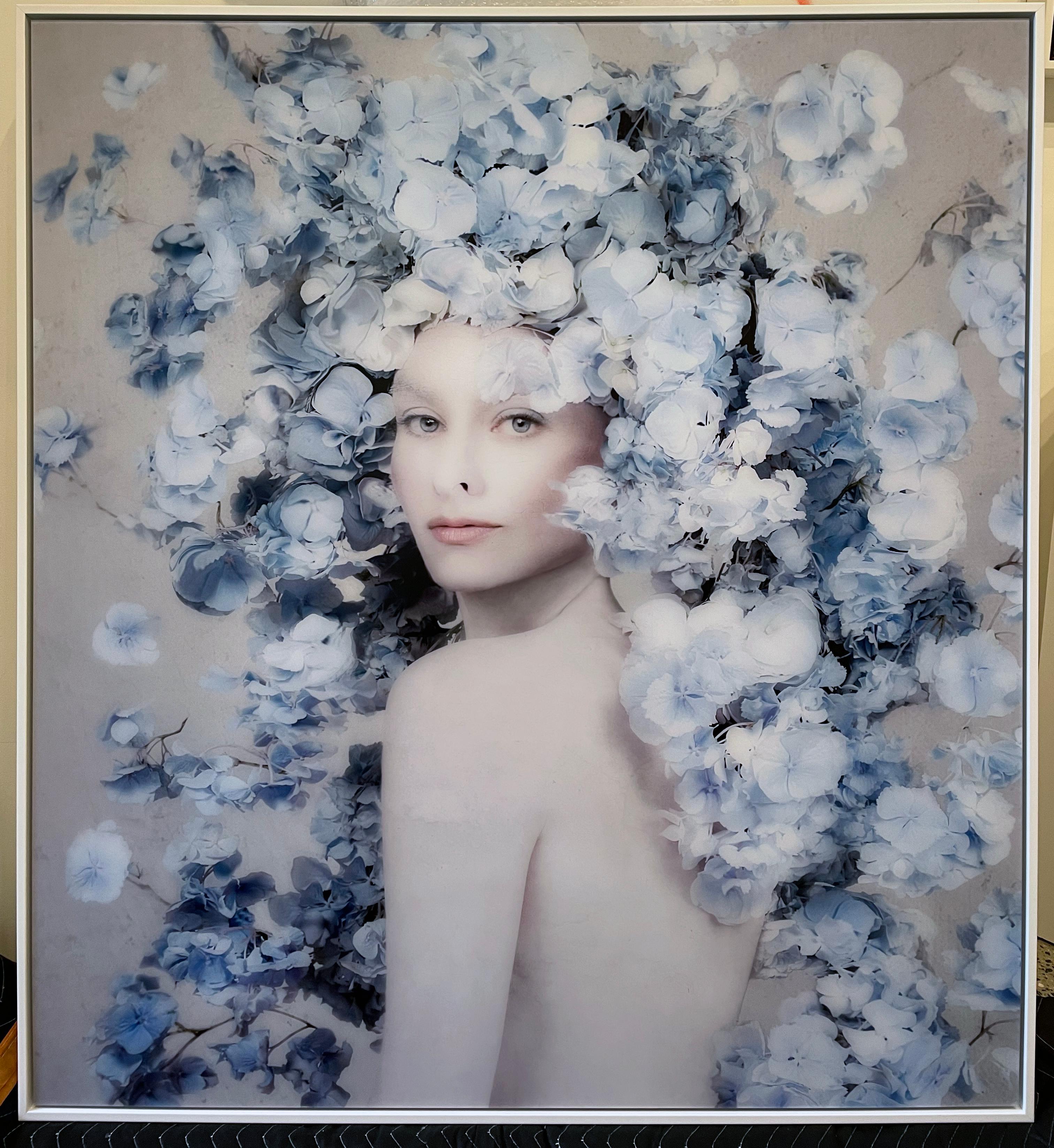 Portrait/Floral/Figurative_Diptych_Serenity + Hydra Portraits_Isabelle van Zeijl For Sale 5