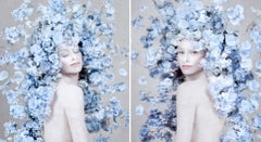 Portrait/Floral/Figurative_Diptych_Serenity + Hydra Portraits_Isabelle van Zeijl