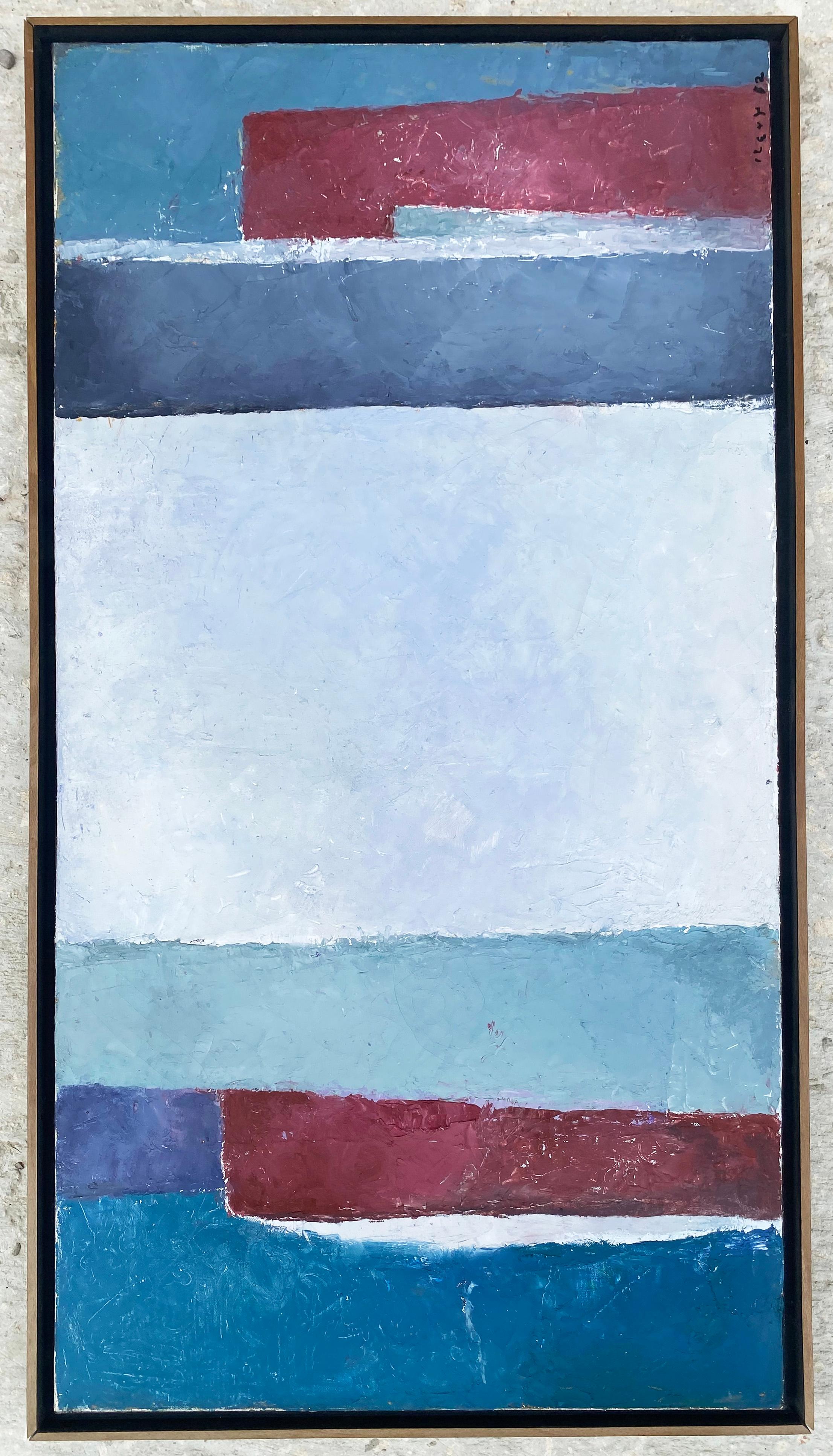 Isadore Levy "NORBECK" 1982
Oil on canvas American crate
dated , signed , titled
80 x 40 cms