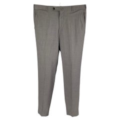 ISAIA - Pantalon en laine gris Lana, taille 32
