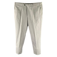 ISAIA Size 36 Grey Straight Casual Pants