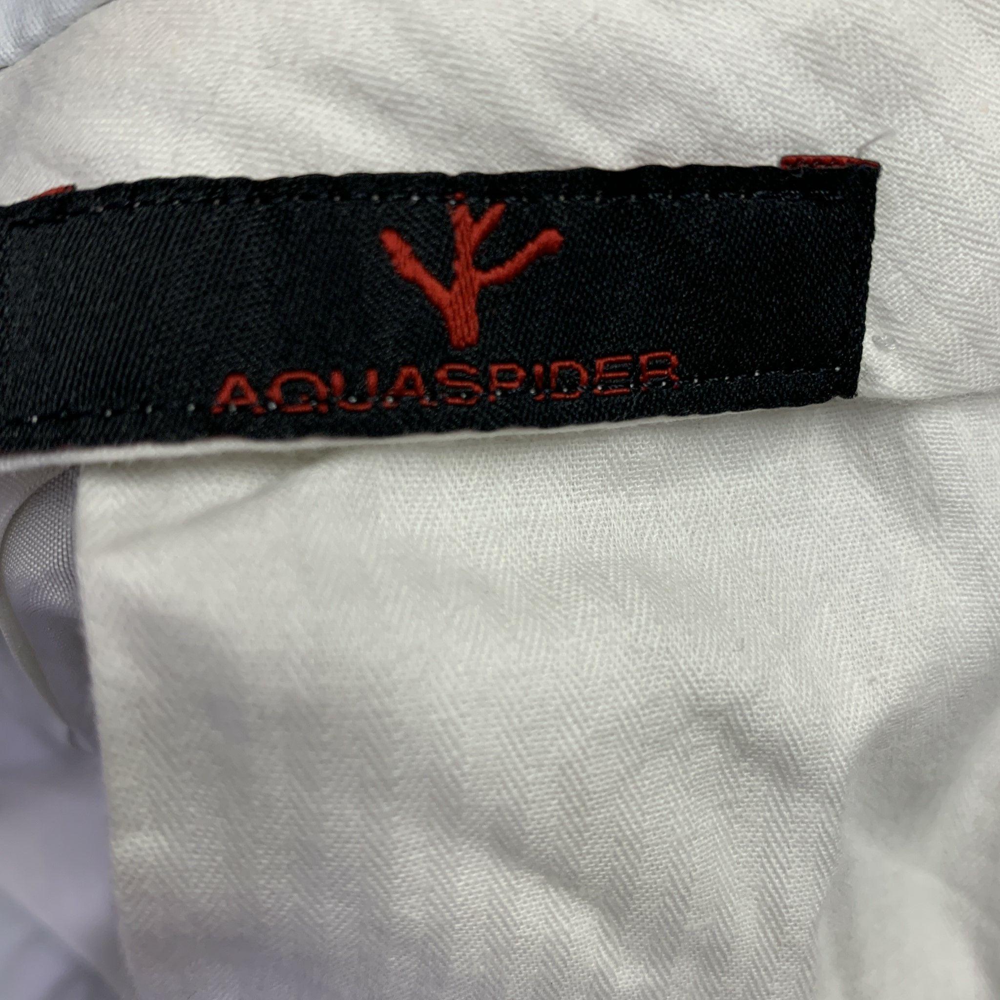 ISAIA Talla 37 Pantalones de vestir de lana de sarga marrón de frente plano Marrón en venta