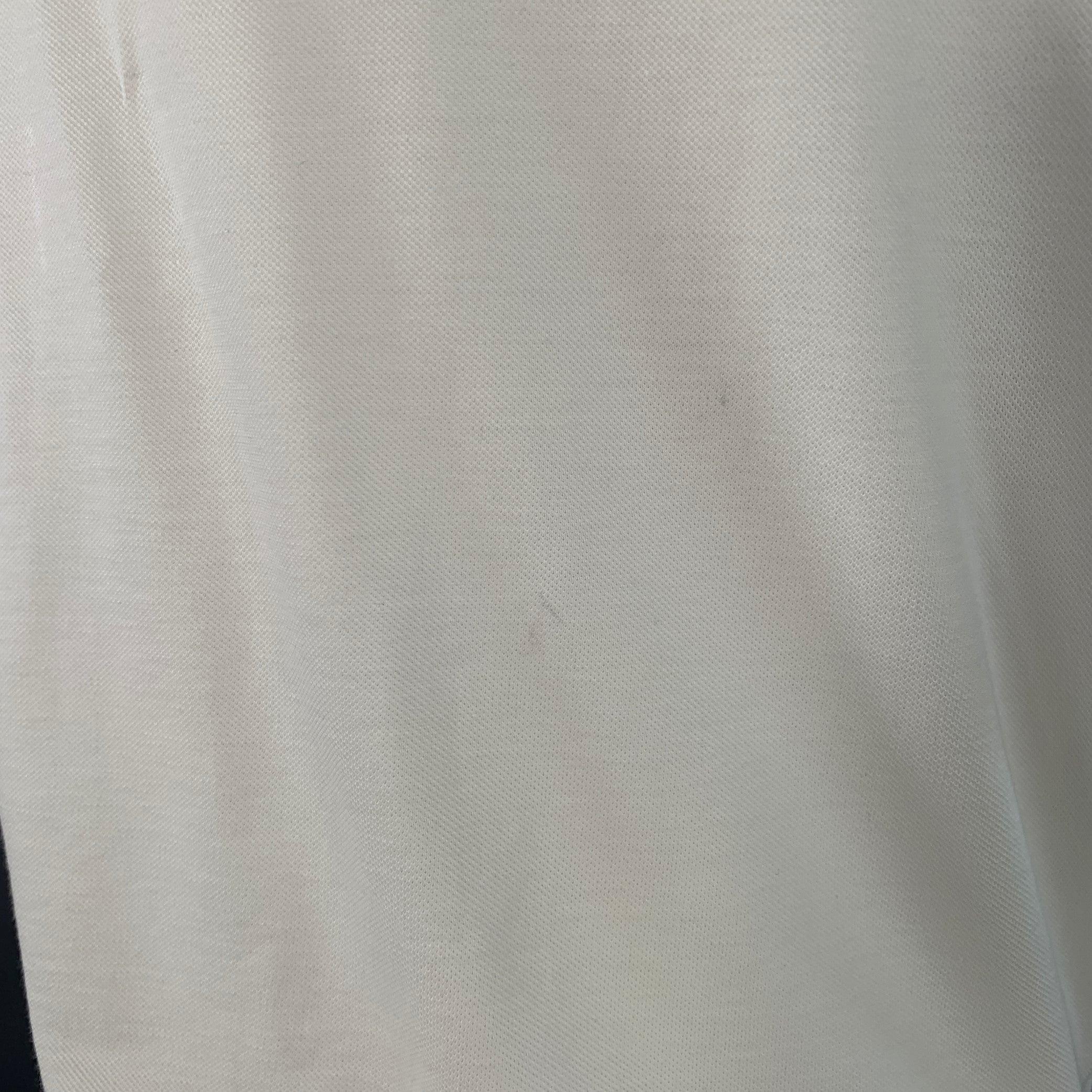 De los hombres Polo de manga corta de algodón blanco roto ISAIA Talla M en venta