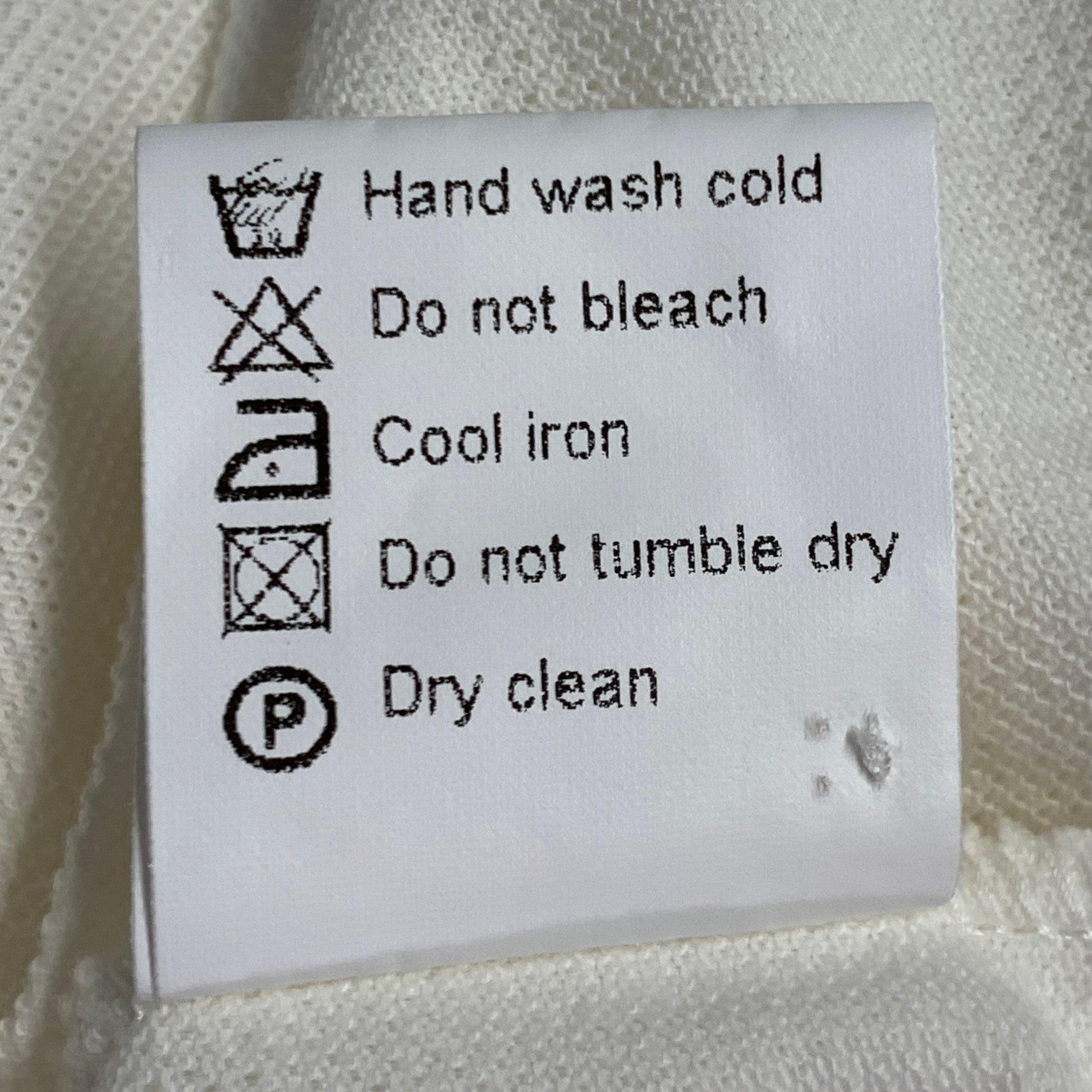 Polo de manga corta de algodón blanco roto ISAIA Talla M en venta 4