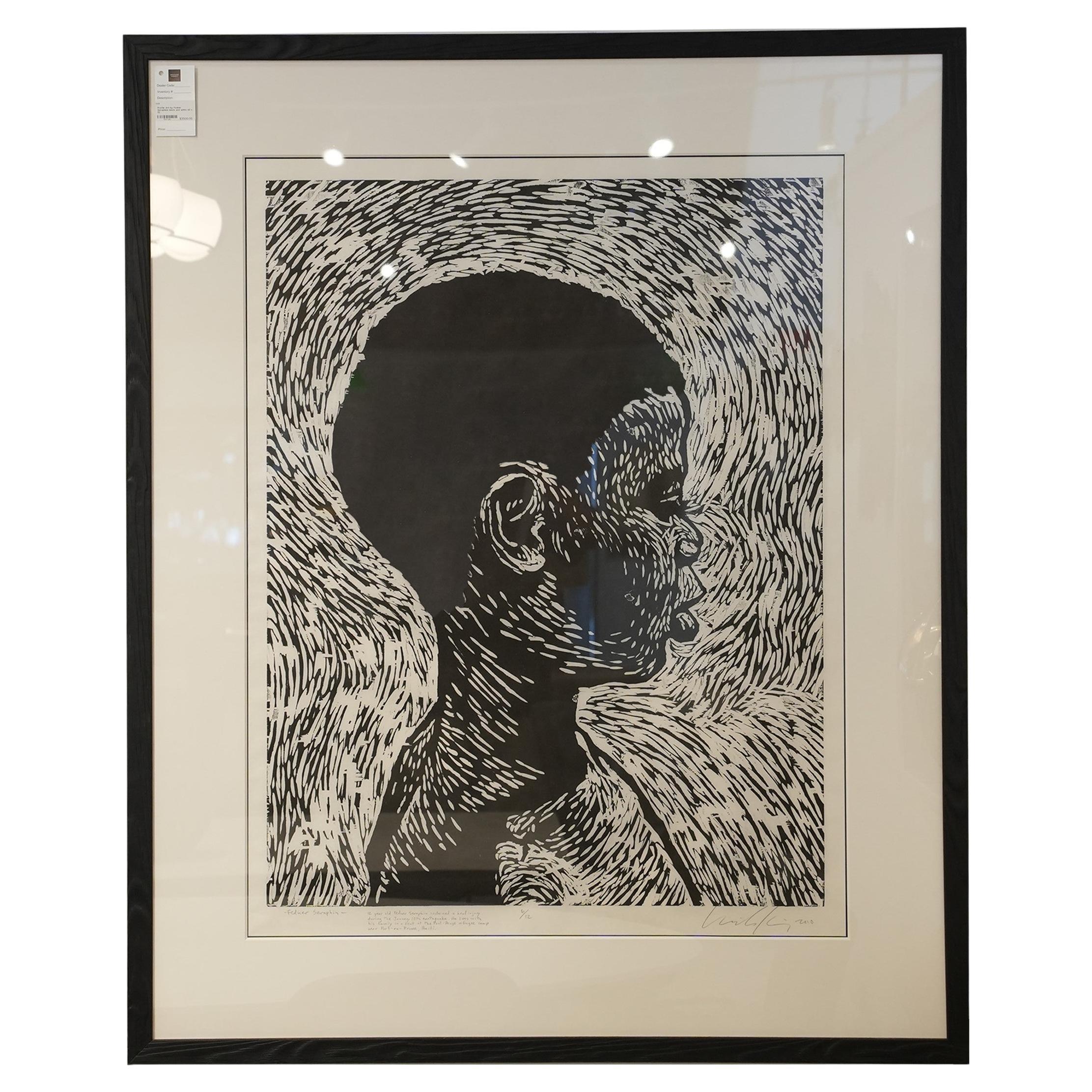 Isaiah King - Stampa su legno "Fedner Seraphin in vendita