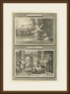 La visione di Isaia e Geremia salvato dalla fossa, Pieter Mortier, 1700 circa