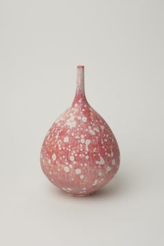 Isak Isakkson - Red White Matte Vase