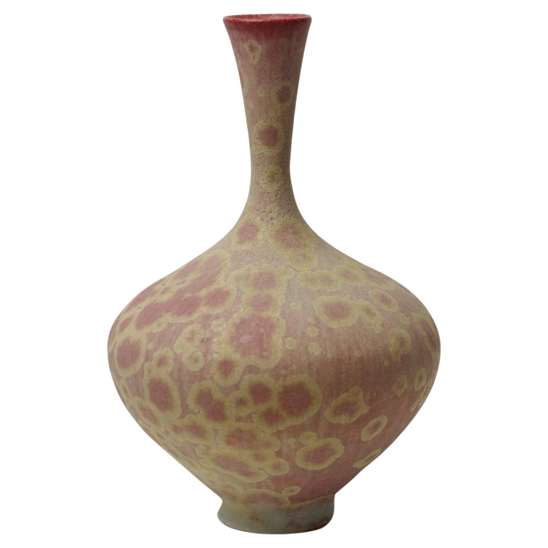 Isak Isakkson, Red White Vase For Sale
