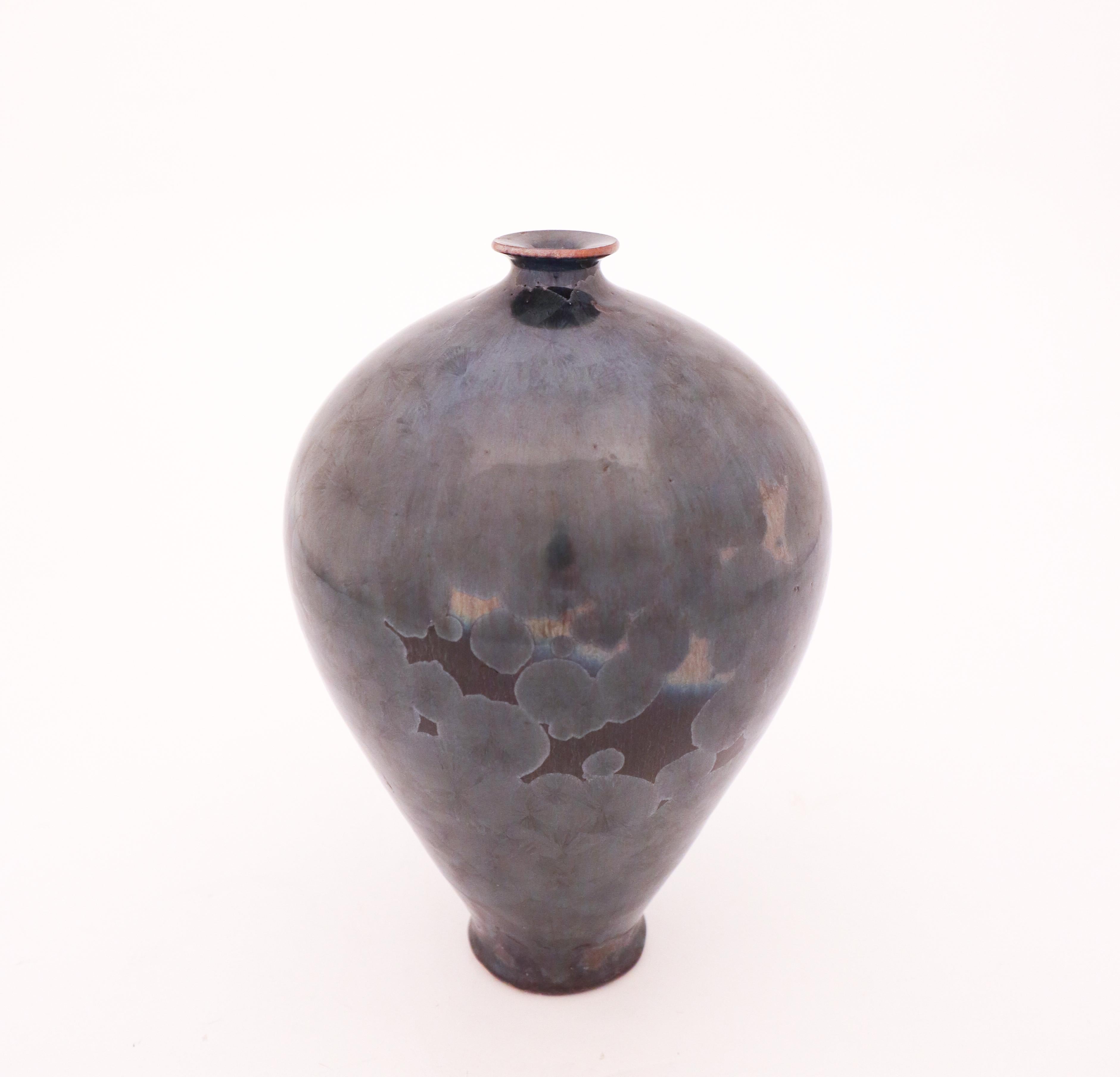 Isak Isaksson, Black Crystalline Glaze, Contemporary Swedish Ceramicist 2