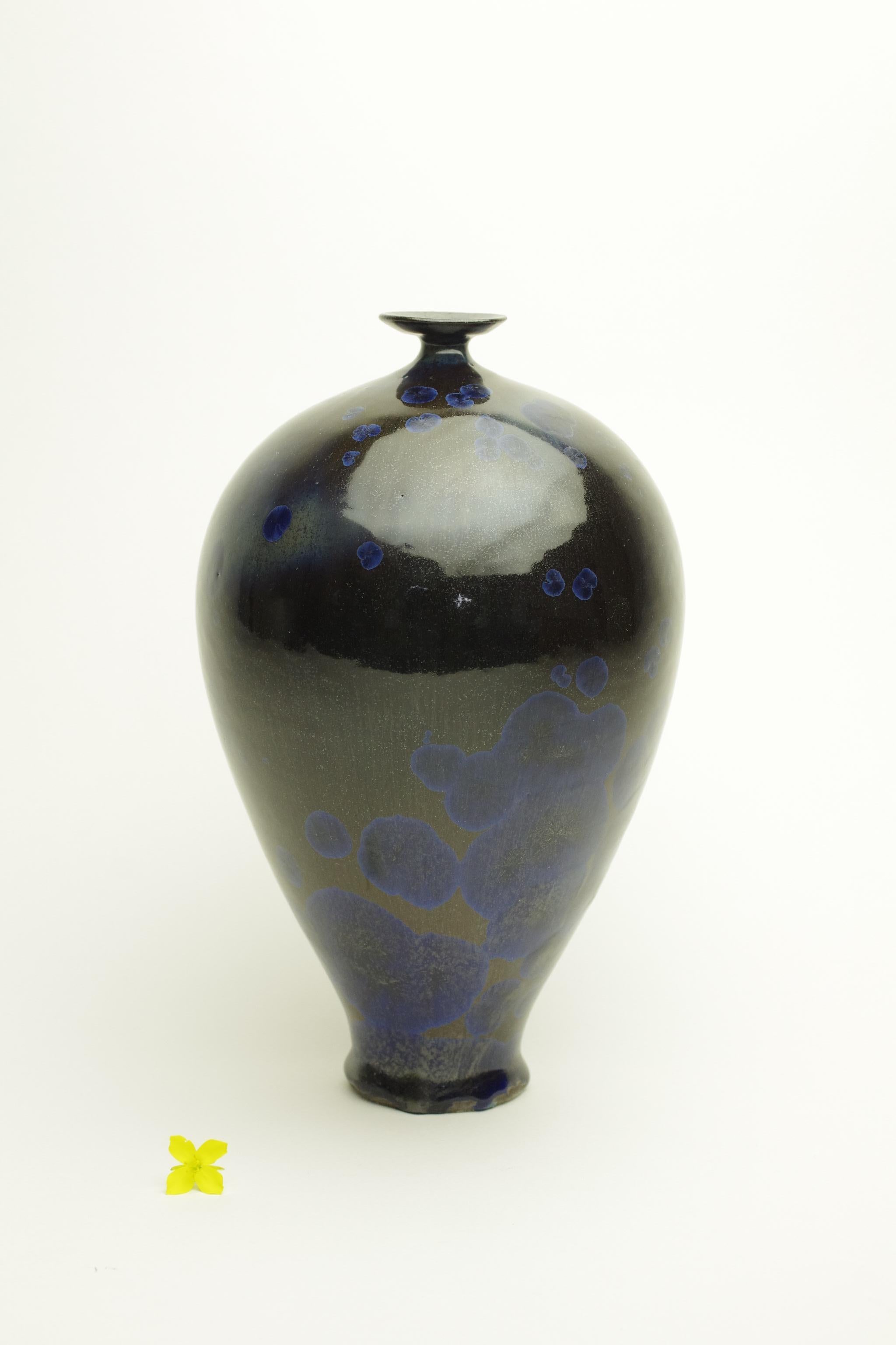Contemporary Isak Isaksson, Blue Vase For Sale